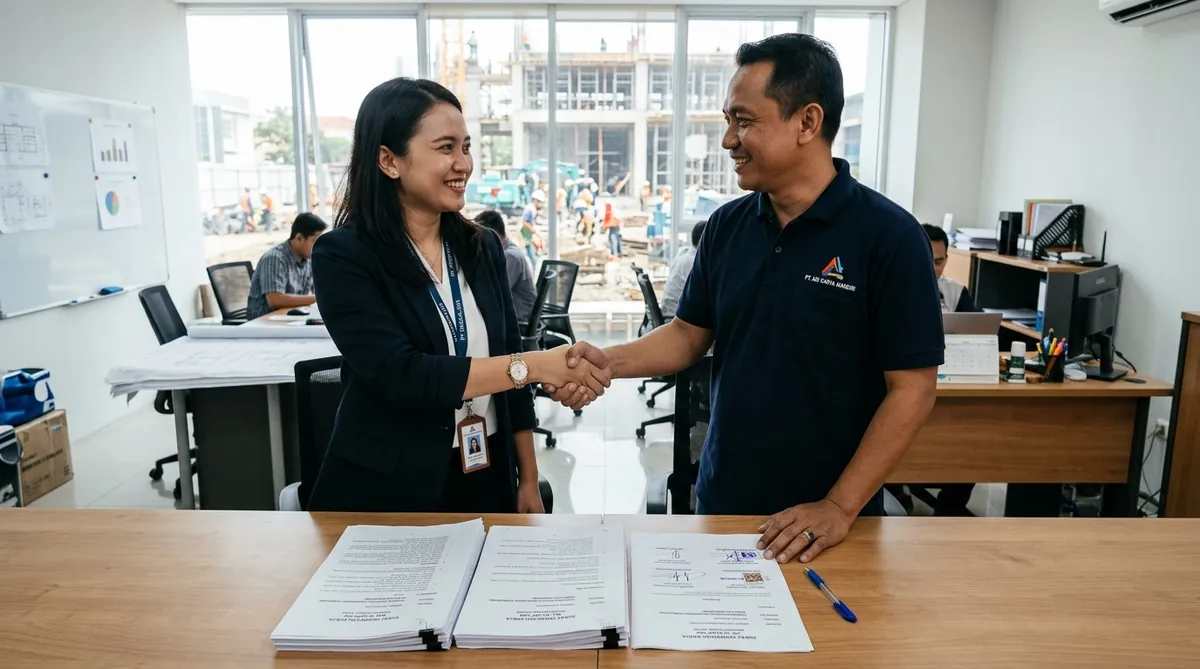 Borongan all in vs borongan tenaga proses penandatanganan spk dan pengawasan material di lapangan