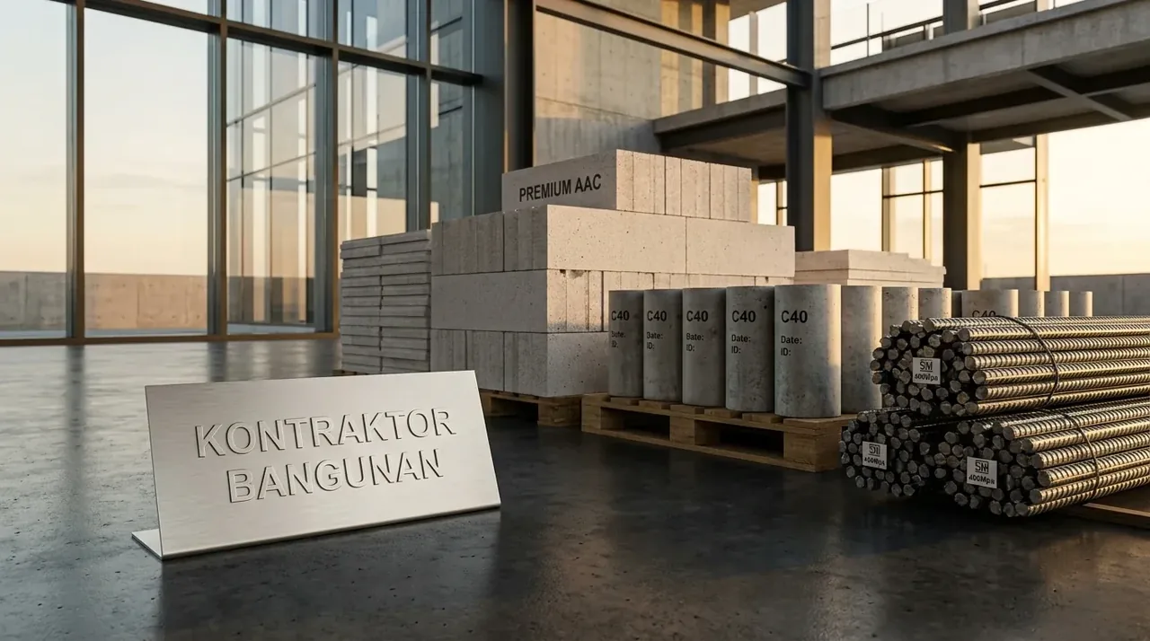 Simulasi perhitungan kebutuhan material besi beton sloof pondasi rumah